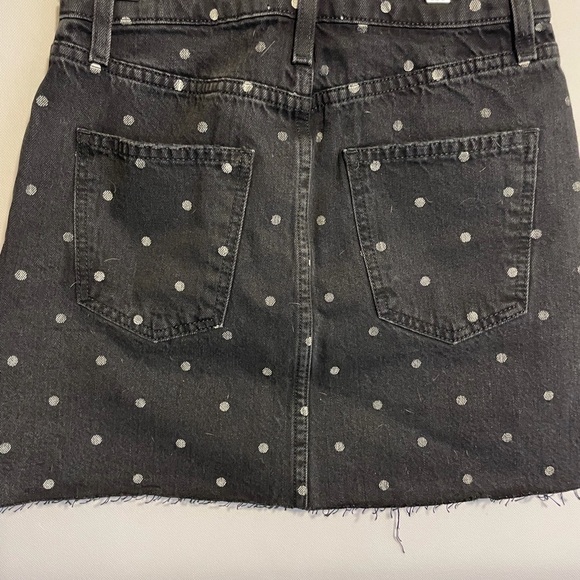 Current Elliot 5-Pocket Polka Dot Mini Skirt 25 - Picture 6 of 7